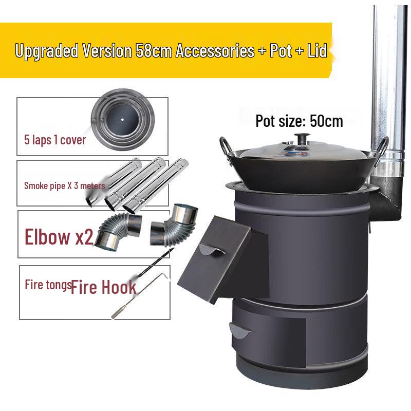 Portable Outdoor Wood Burning Stove Kit