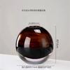 Farbverlauf Zweifarbige Glasvase, Blumenarrangement für den Esstisch, Glasbehälter, Aromatherapie-Diffusor, Wohnzimmerdekoration