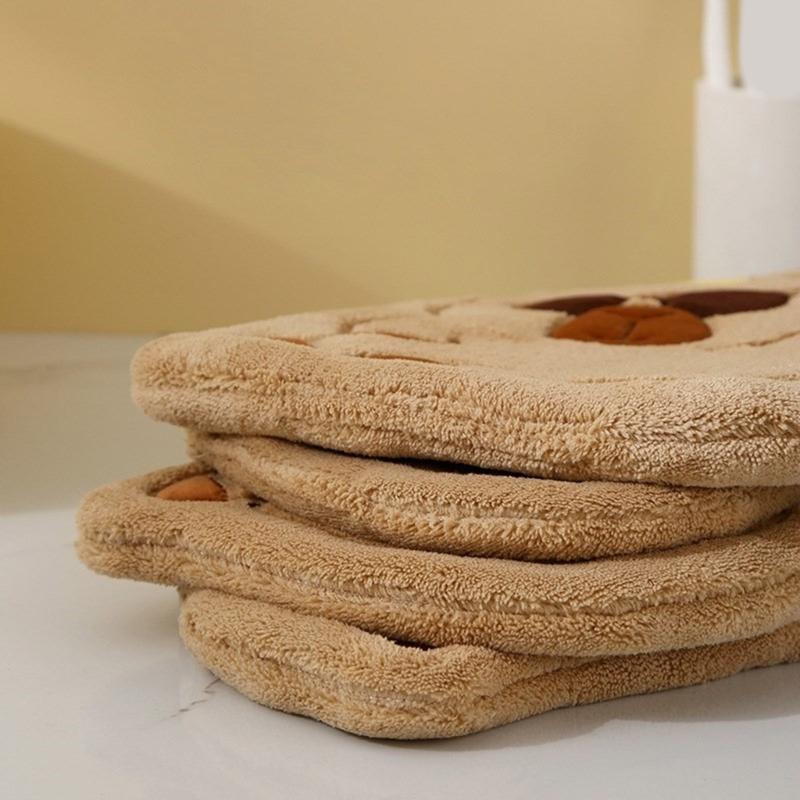 Quick Drying Soft Polyester Hand Towel with Capybara Water Absorption Small Towel for Hands and Face