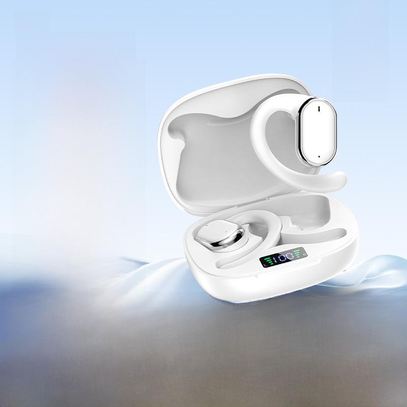 

Высококачественные беспроводные наушники с креплением-крючком X93, Bluetooth 5.3, интеллектуальный дисплей, длительное время автономной работы, удобство, индивидуальный дизайн. белый