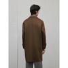 GXG Men's Long Overcoat with Contrast Stitching