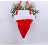 Yihong Light-Up Pine Needle Christmas Hat Door Hanger & Tree Decoration
