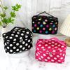 Portable Cosmetic Storage Bag Multifunction Waterproof Makeup Organizer Travel Cosmetic Handbag With Mirror Storage Toiletry Bag