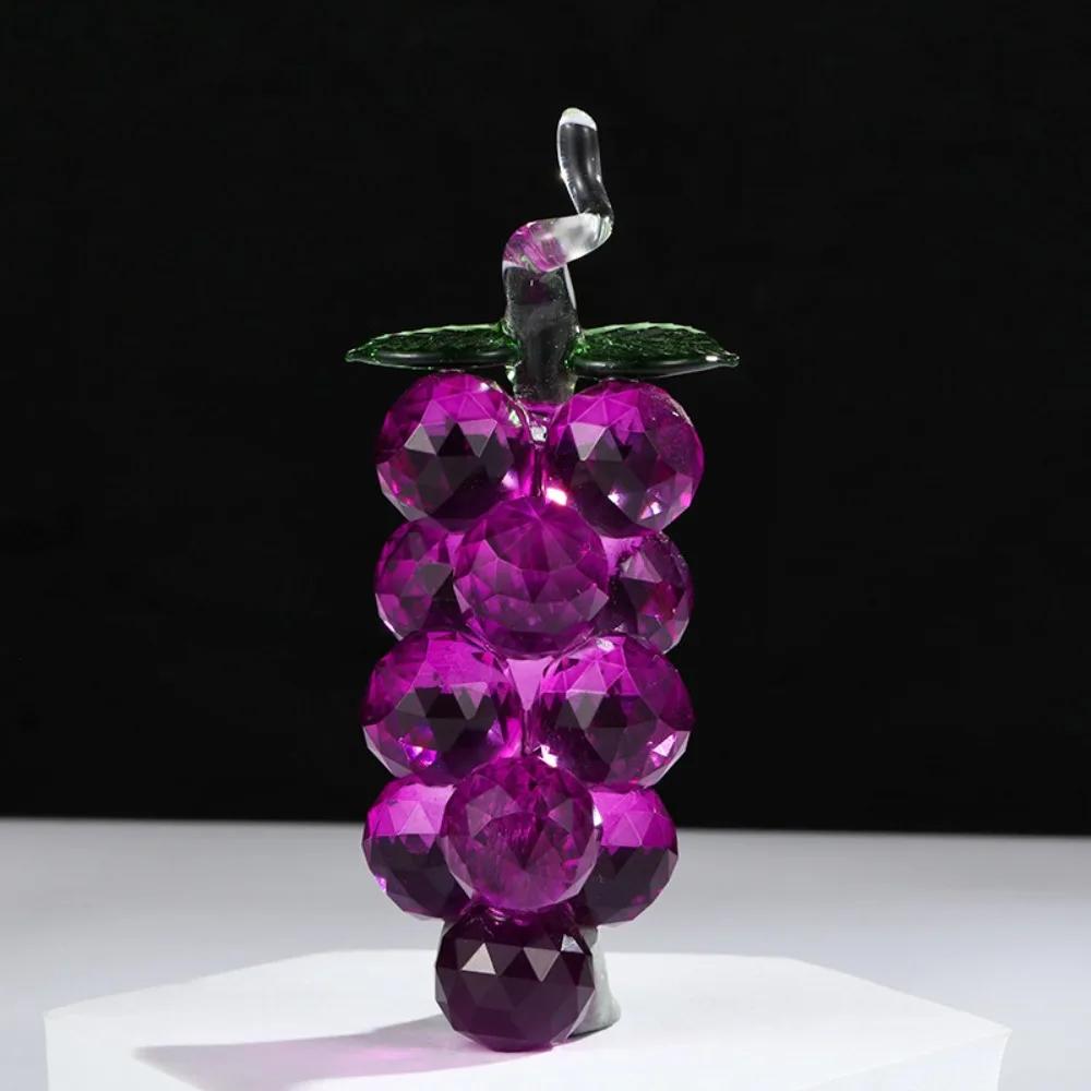 Simulation Fruits Crystal Fruit Ornaments Mini Artificial Strawberry Pineapple Fruit Statue Food Model Interesting