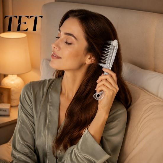 Essential Oil Applicator Comb 1/2Pcs Refillable Hair Comb, Leak Proof Scalp Dispenser Manual Massage for Growth, Massaging Men Women Portable