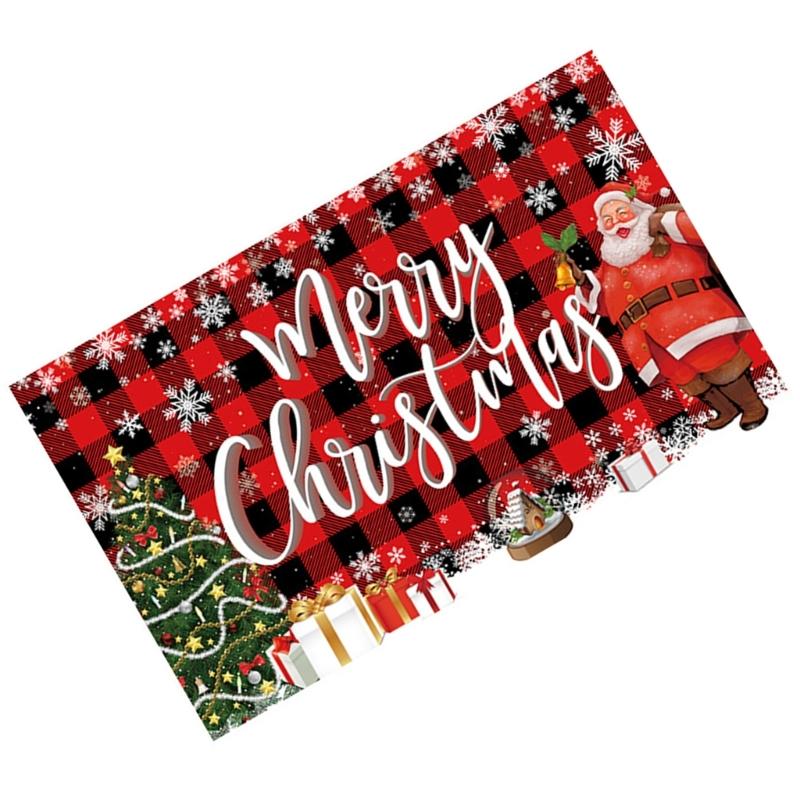 Christmas Scene Backdrop Polyester Cloth For Holiday Decoration and Photography
