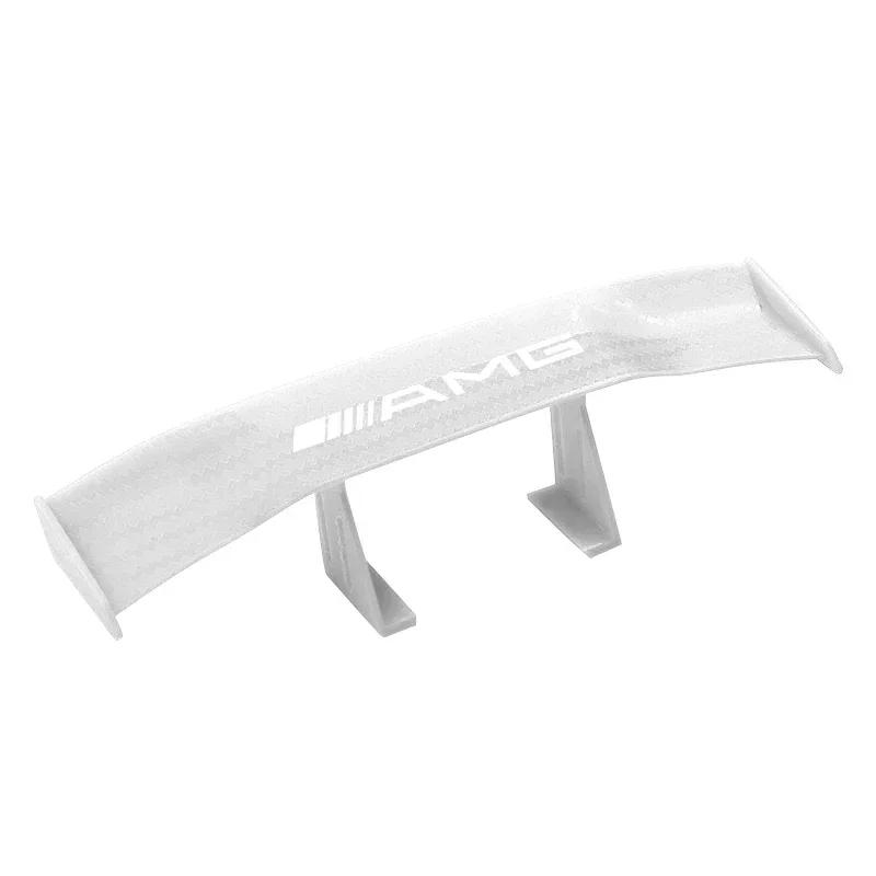 Car Mini Spoiler Tail Wing Carbon Fiber Look Tail Wings Model For Mercedes Benz AMG W124 W202 W203 W204 W210 W211 Accessories