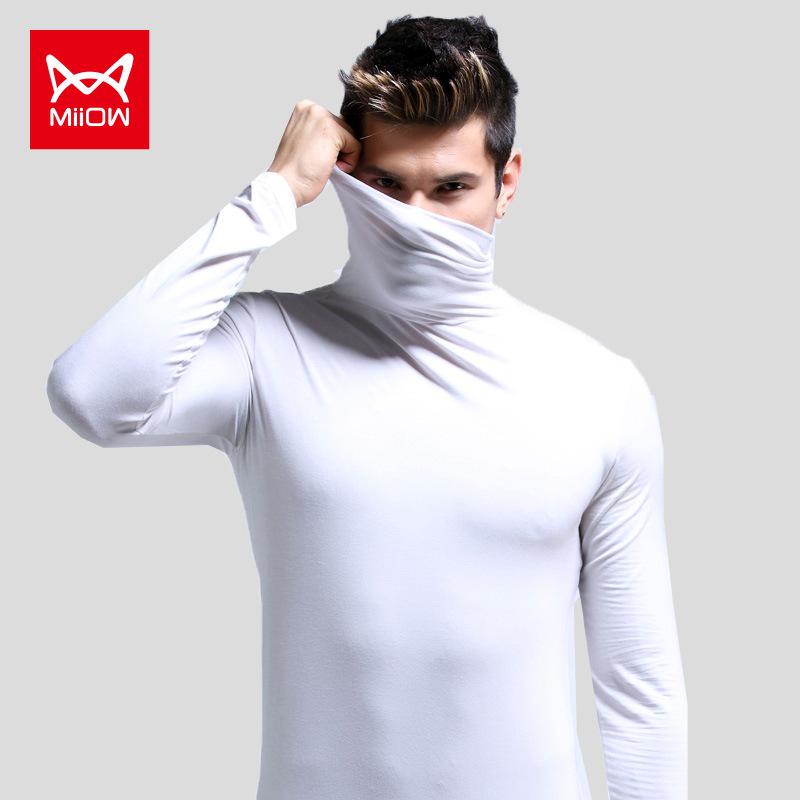 

Мужская приталенная водолазка Maoren с длинным рукавом и терморубашкой XXXXL