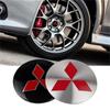 4pcs Car Emblem Wheel Center Covers Hub Cap Auto Refit For Mitsubishi Ralliart Lancer EX Outlander Competition Auto Styling