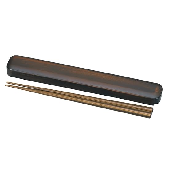 Yamanaka Lacquerware Chopsticks & Case Set (18cm) Tochi Lacquer Finish M16612-5 18cm - B076V6S39K