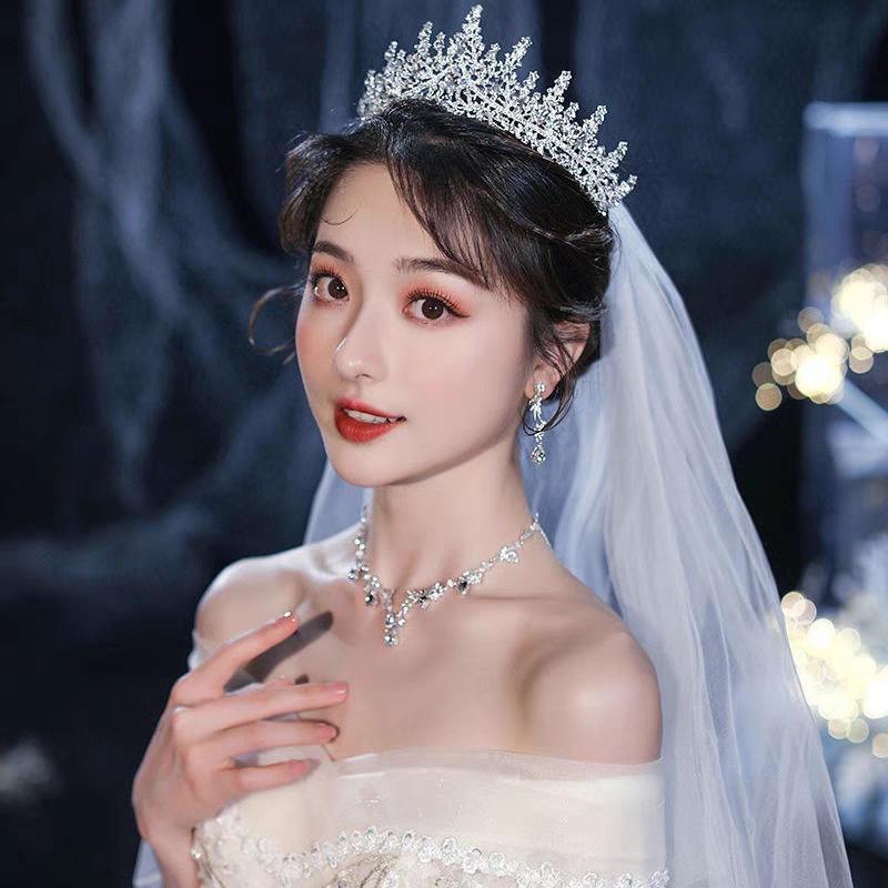 New Rhinestone Headband Headdress Elegant Wedding Dress Ornament Accessories Temperament Wild Crown Wedding Bridal Crown