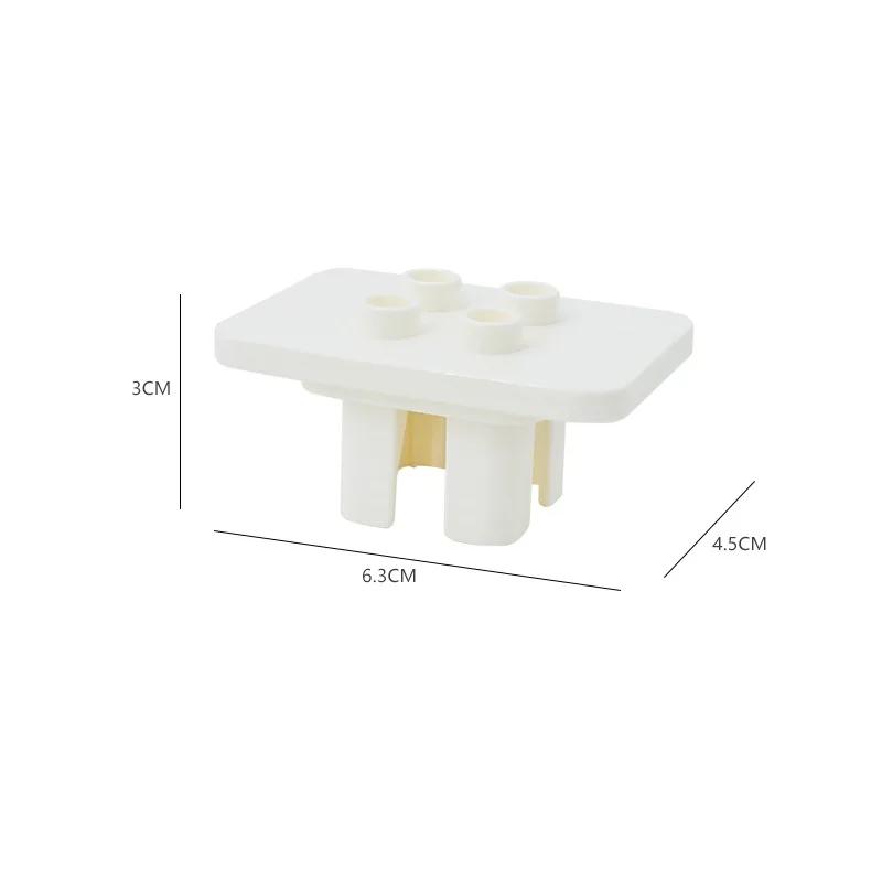 

Большие строительные блоки, игровая мебель, аксессуары, утварь для дома, кровать, совместимые большие кирпичи, игрушки для сборки, дети, подарок