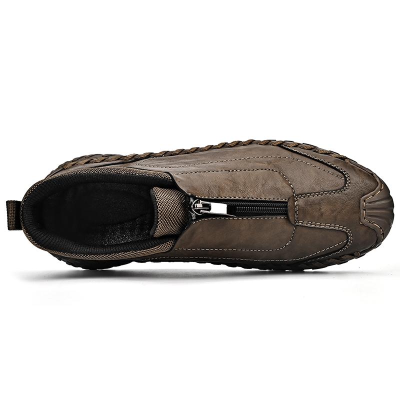 Men's Casual Leather Shoes Breathable Comfortable Walking Shoes for Men