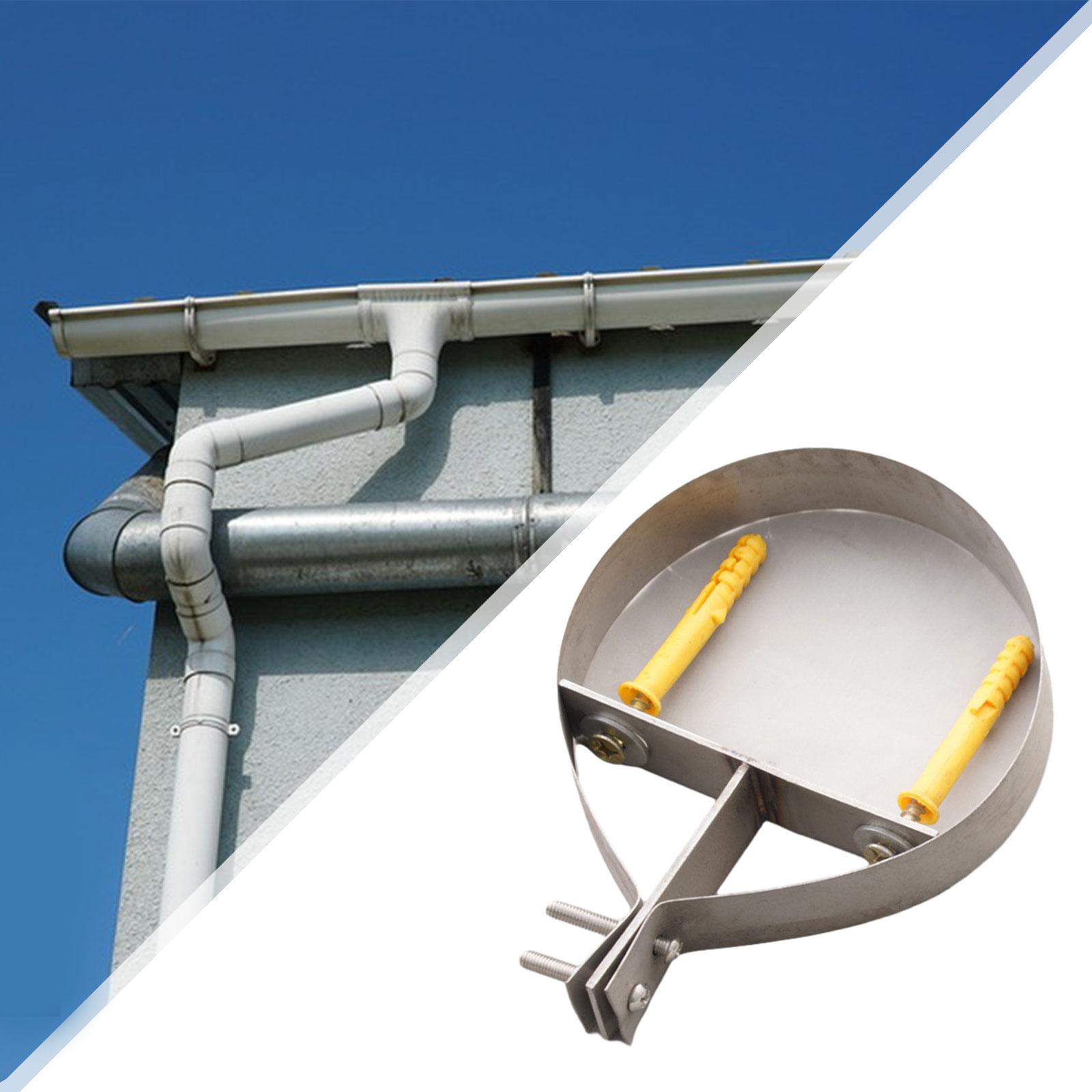 8  Chimney Pipe Bracket Metal Sturdy Portable Adjustable Accessories Fixing Ring Pipe Hanger Fireplace Parts Hardware