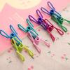 10 PCS Multi-Purpose Colorful Metal Clips Holders Chip Bag Document PVC Coated Clips