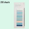 60/90/120/200 Sheets Self Adhesive Sticky Notes Memo Pad Flags Tab Loose-leaf Index Sticker Bookmark Page Sticker Sticky Notes