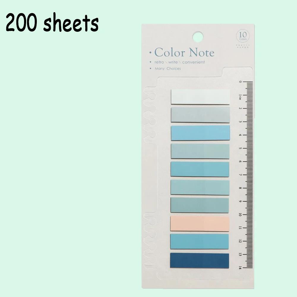 60/90/120/200 Sheets Self Adhesive Sticky Notes Memo Pad Flags Tab Loose-leaf Index Sticker Bookmark Page Sticker Sticky Notes