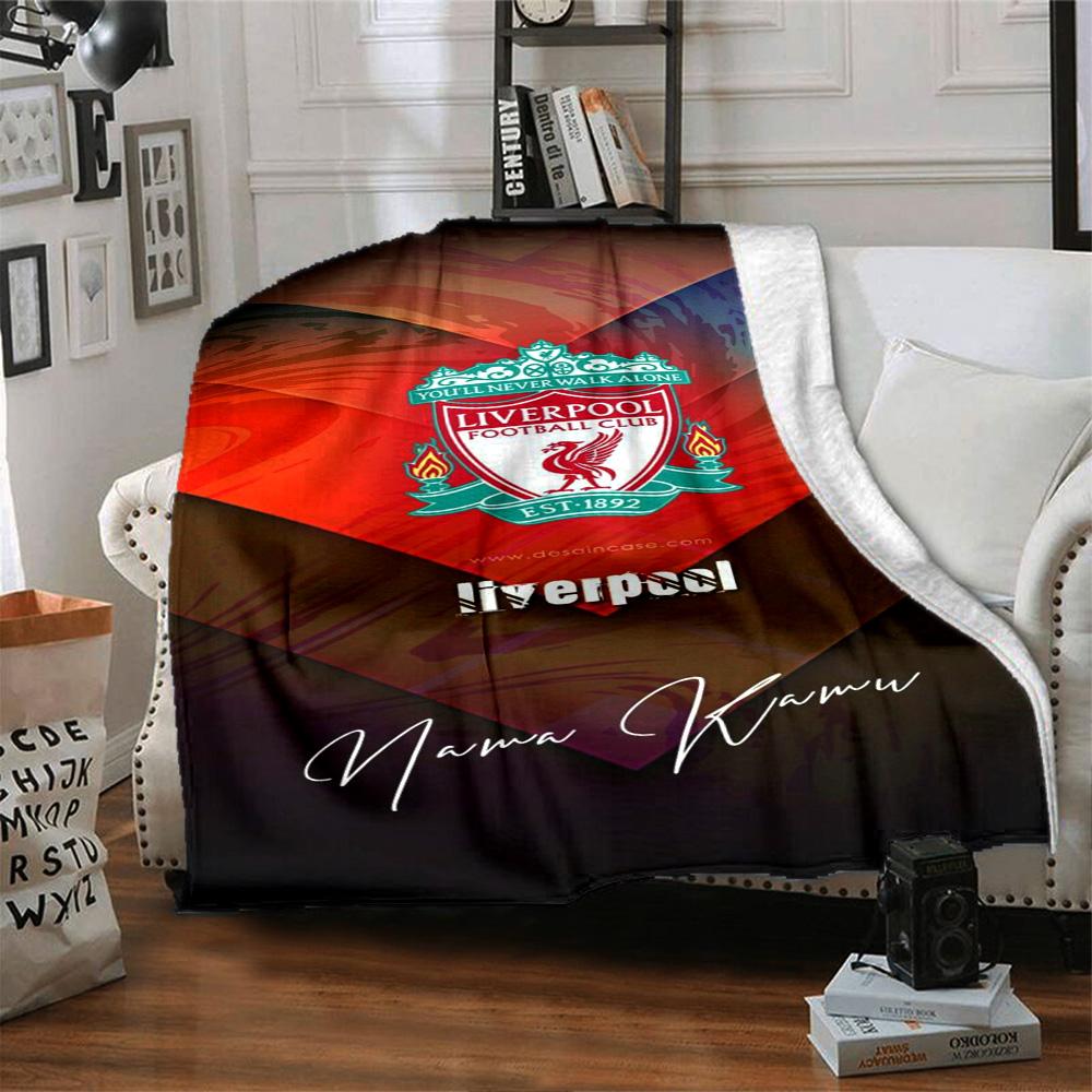 Liverpool Blanket Soft Warm Cozy Perfect for Office Couch Chair for All Seasons Digital Print Ideal Gift for Friends Family Couples Picnic