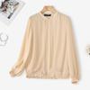 ZANZEA Cardigan Chemisier Décontracté à Manches Longues et Col Rond en Mousseline pour Femme