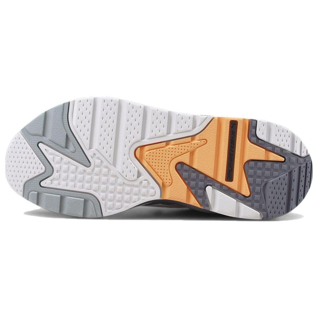 PUMA RS-X Efekt Turbo Men Grey White Orange Black Low Top Lifestyle Sneakers 390048-01