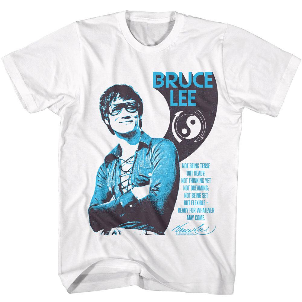 Bruce Lee Martial Arts Legend Ready For Whatever May Come Men s T Shirt L