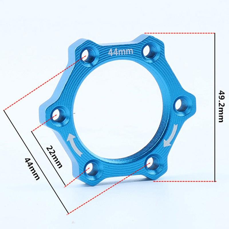 Screw Bicycle Flange Adapter Threaded Hub Brake Disc Base Rotors Parts