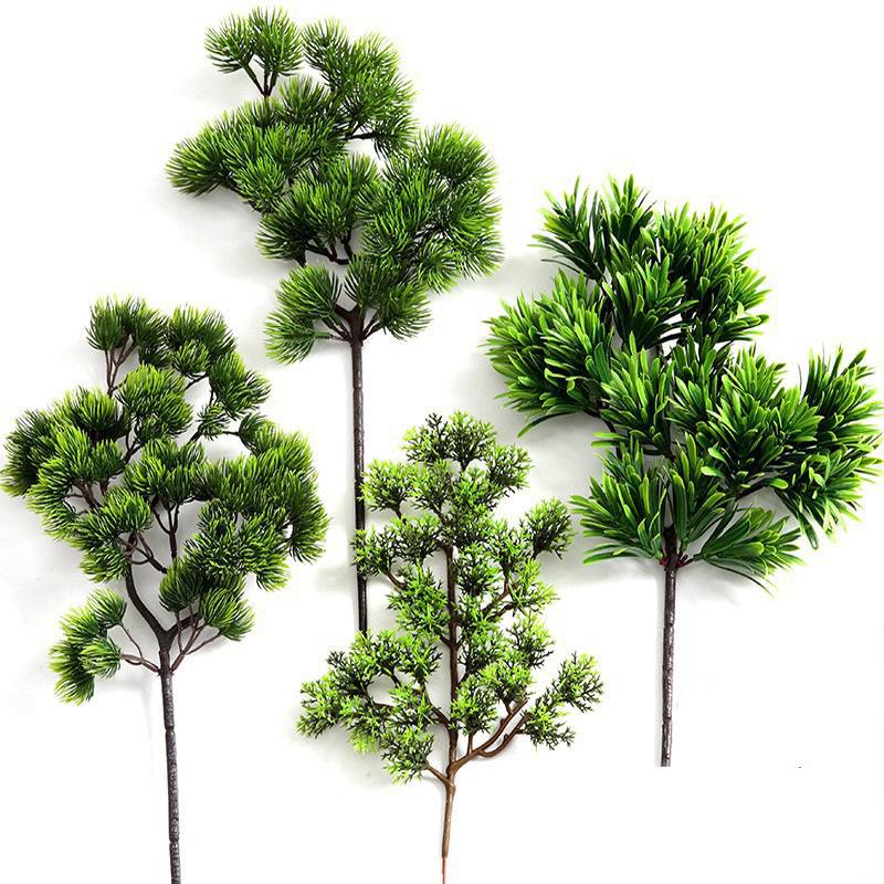 Pine Needle Juniper Artificial Bonsai with Dried and Plastic Pine Leaves