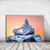 Indian Shiva Paint Hindu God Abstract Poster Art Poster Canvas Paintings Wall Art Pictures Home Decor Aesthetic Room Decor