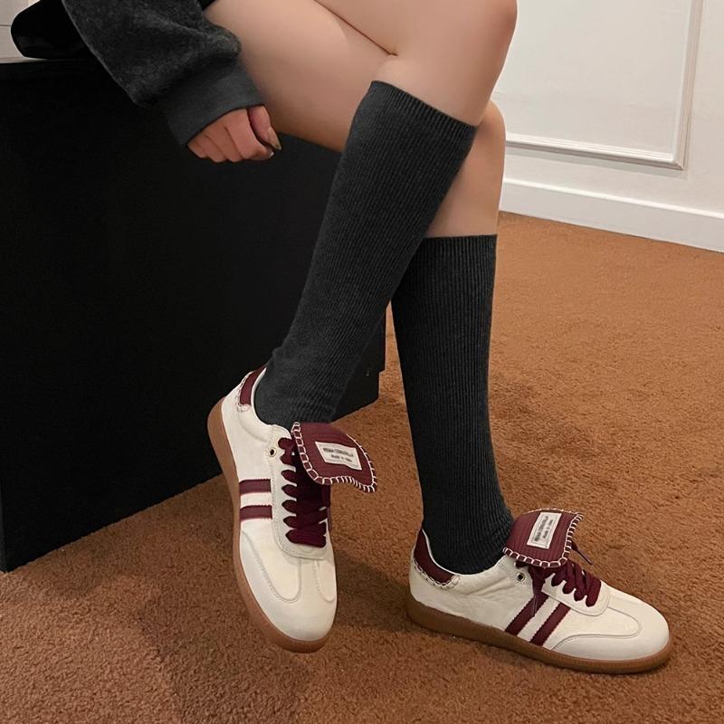 Uncle's Family Retro Round Head Thin Belt Casual Shoes Spring New Versatile Women's Shoes