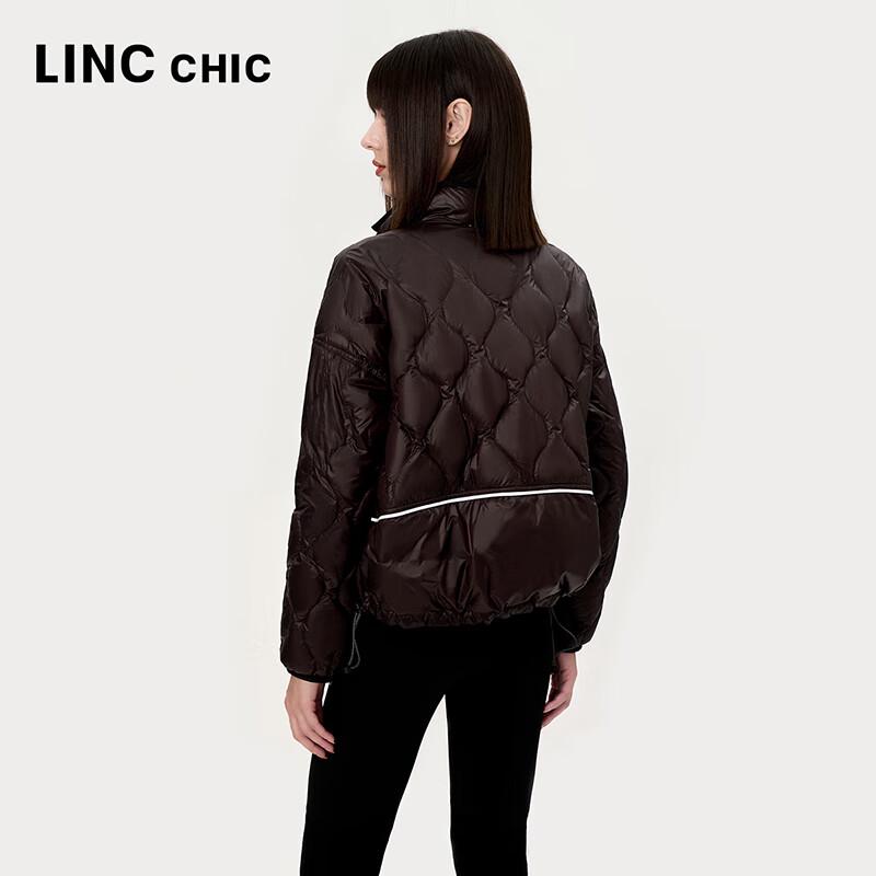 Jinyujie Women's 2024 Autumn Lightweight Duck Down Stand-Collar Jacket