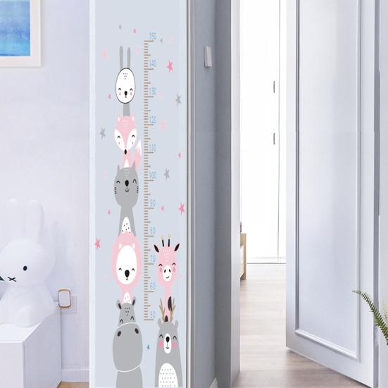 Nálepka s výškou Silná přilnavost Odnímatelná Samolepící Vodotěsné Beze zbytku Kreslený Dětský Výška