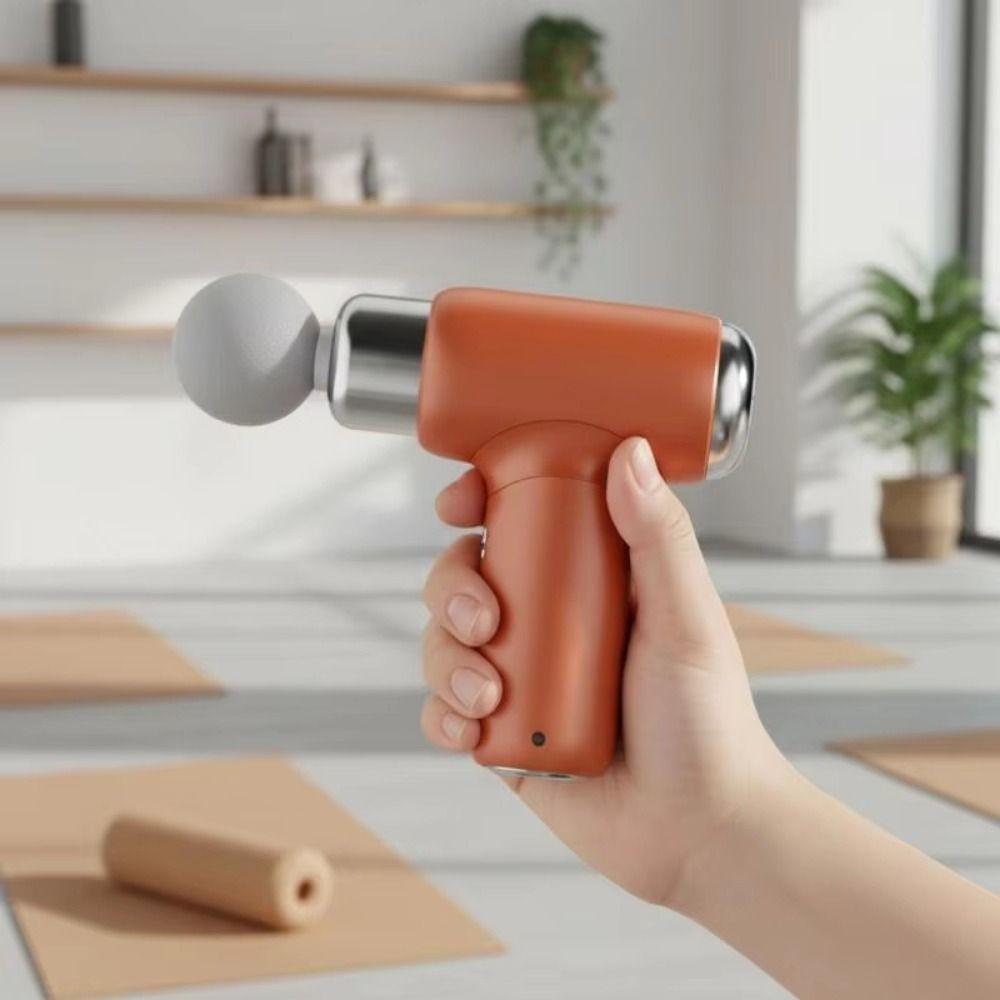 Compact Size Mini Handheld Massager Adjustable Speed Wireless Electric Massager  Home Fitness