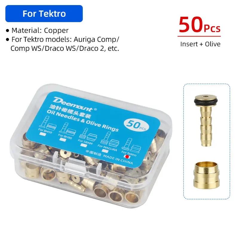 50 Pcs Bicycle Brake Olives Inserts for BH90 BH59 Hydraulic Brake System Connector Replacement Parts Cycling Accessories