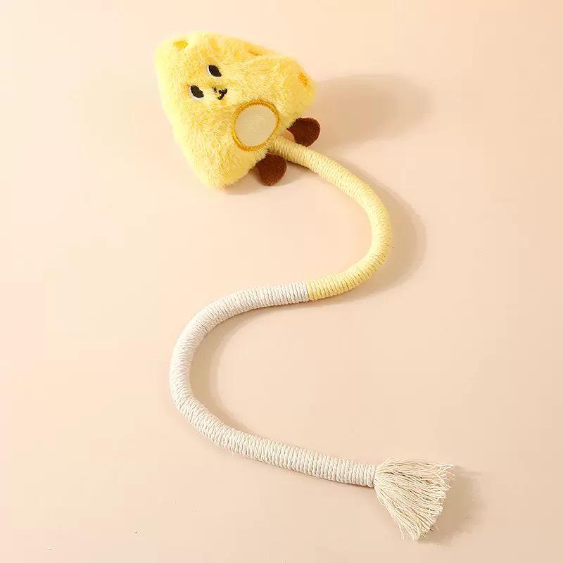 Plush Cat Chewing Teething Toy for Stress Relief and Entertainment
