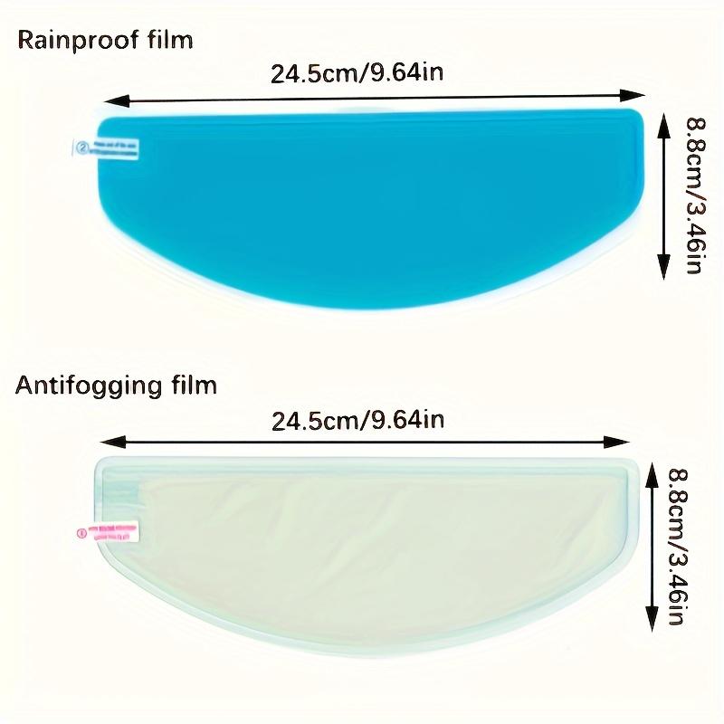 

Мотоциклетный шлем Прозрачная противотуманная пленка, защищающая от дождя, линзы шлема, прочное нанопокрытие, наклейка, аксессуары для мотоциклетного шлема для вождения