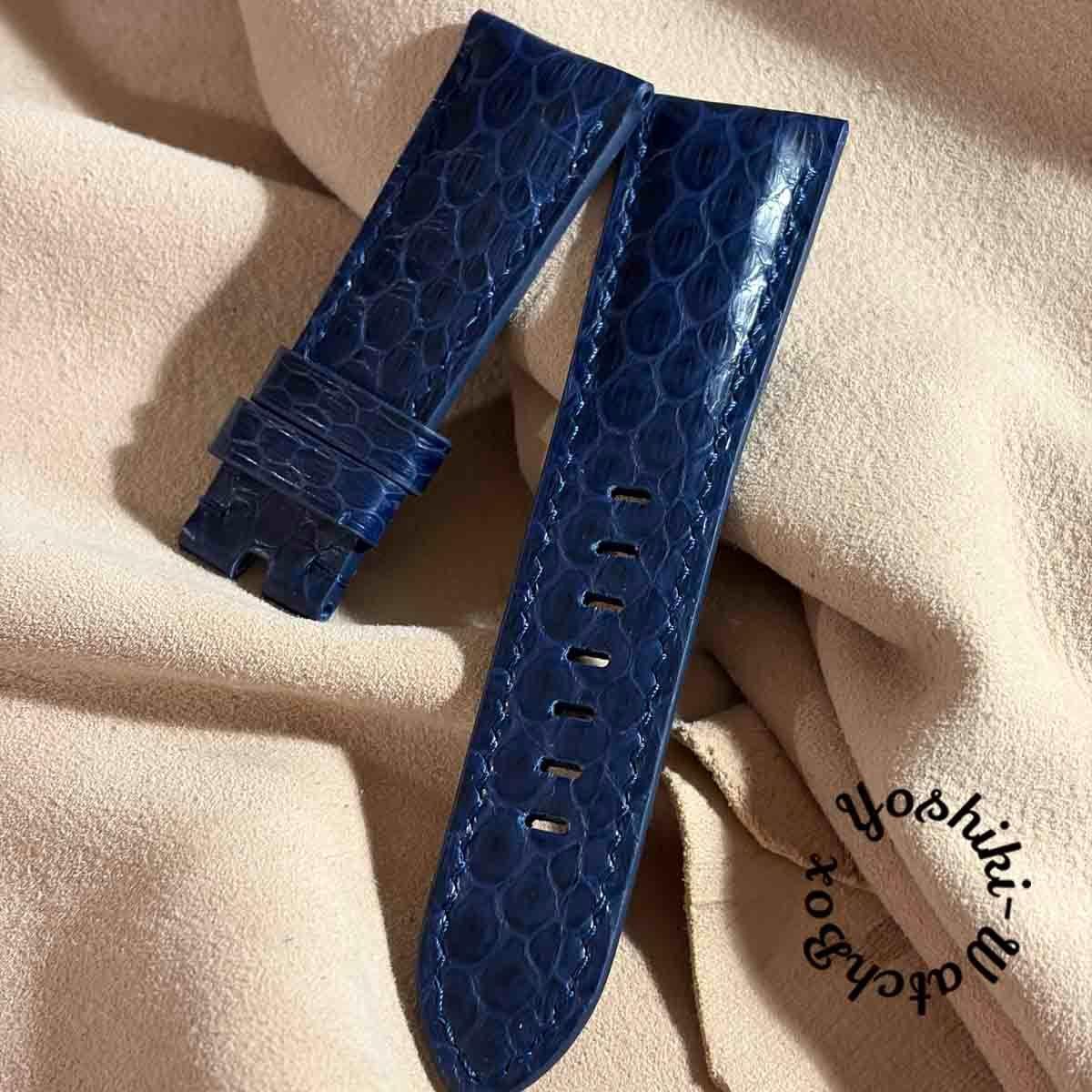 Used sna-173 Sea Snake Watch Strap Navy (Lug Width 26mm - Buckle Width 22mm)