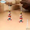 Cross-Border Christmas Elf Soldier Earrings - Cute Acrylic Cartoon Jewelry