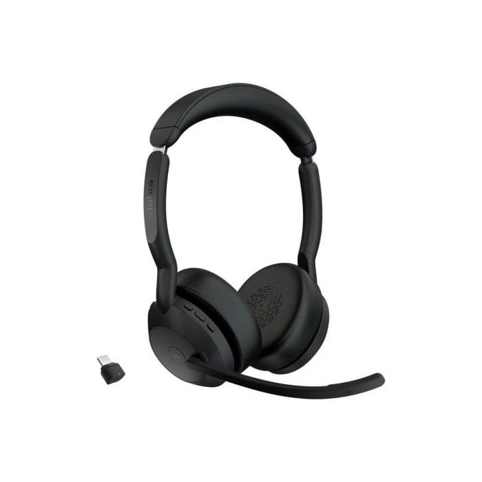 Micro-casque - Bluetooth - sans fil - USB-C - Jabra - Jabra Evolve2 55 MS Stereo - micro-casque