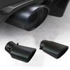 Chrome Trim Car Exhaust Muffler Tip Stainless Steel Car Rear Tail Throat Liner Accessories