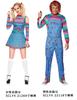 [SCLYX] Child's Play Chucky Cosplay Costume for Adults (Women's) - Chucky Costume, Child's Play Cosplay, Halloween Cosplay, Horror, Event Costume, Par