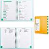 A6 Spirals Notebook Password Book Address Book with Alphabets Index Diary Writing Pad Office School Supplies for Home