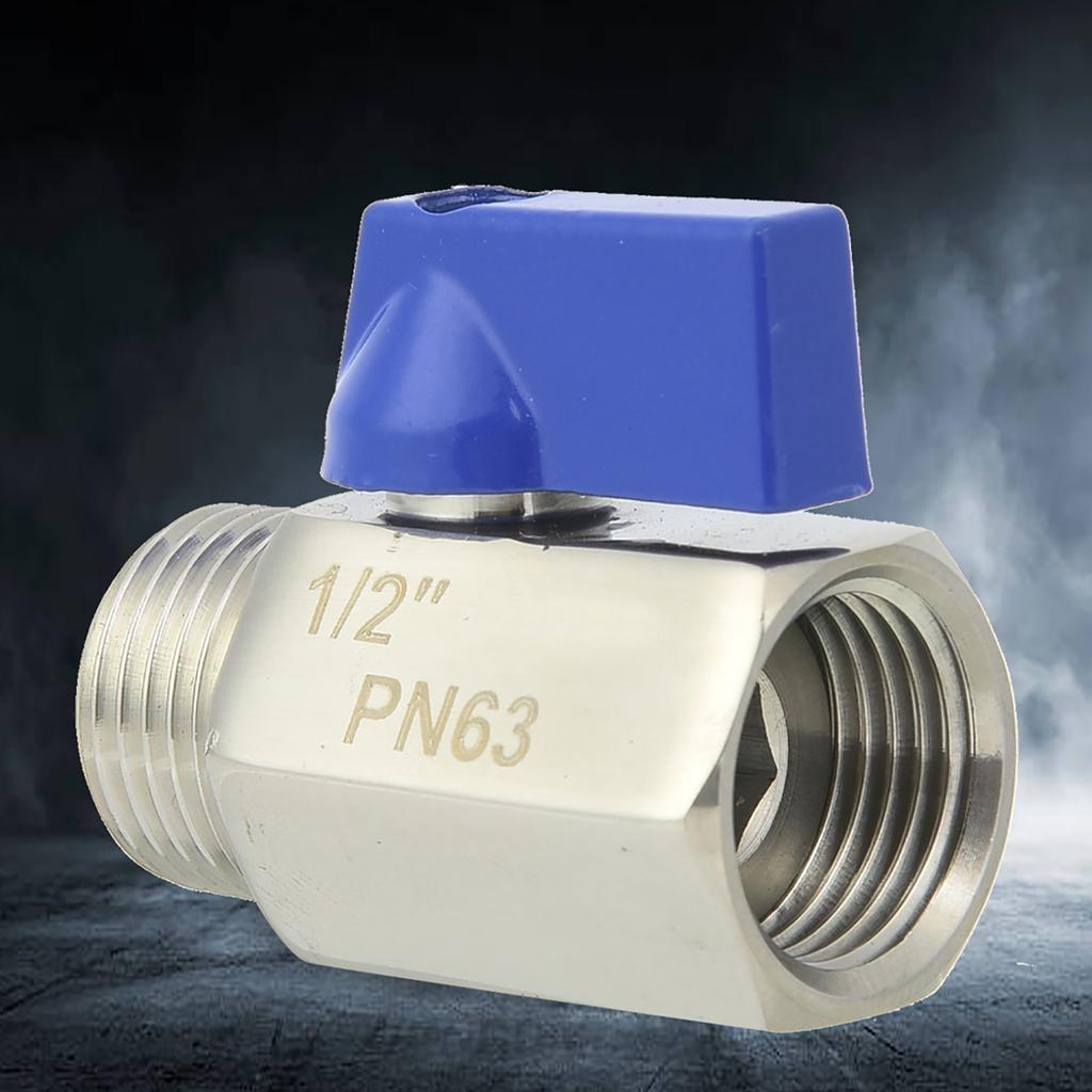 Edelstahl BSPP Innengewinde Außengewinde 2-Wege Absperrkugelhahn für Wasserrohranschluss(Geben Sie C ein)