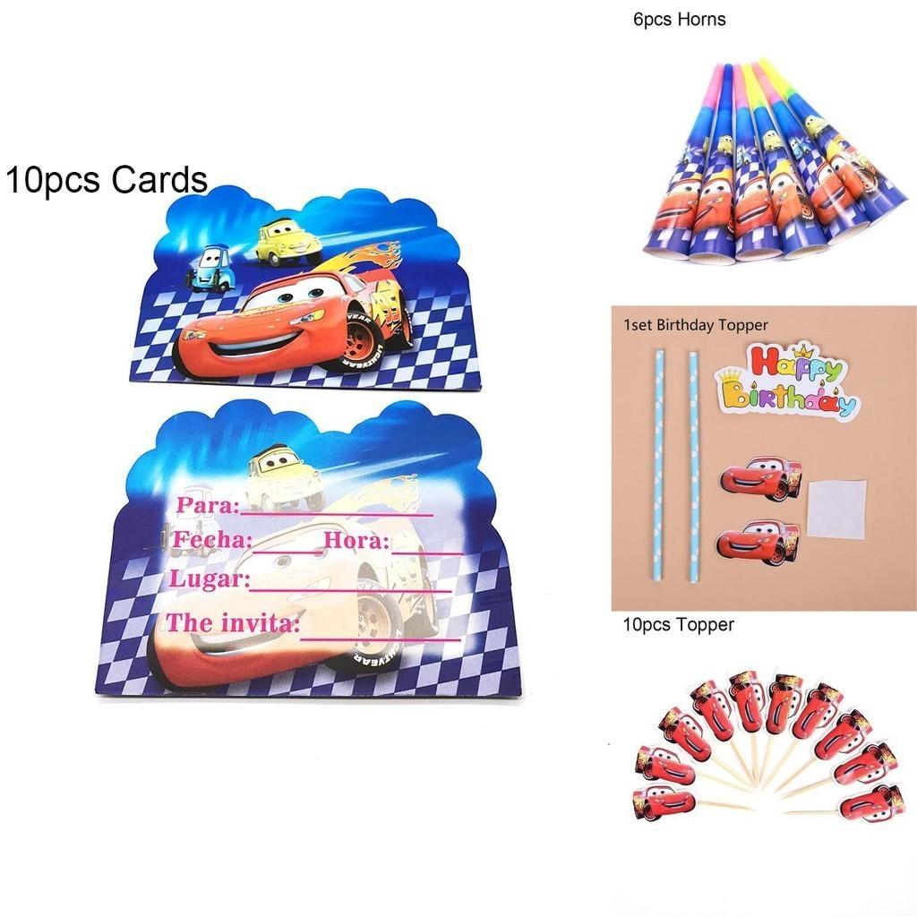Vibrant Mcqueen Cars Theme Party Decor For Kids And Adults!