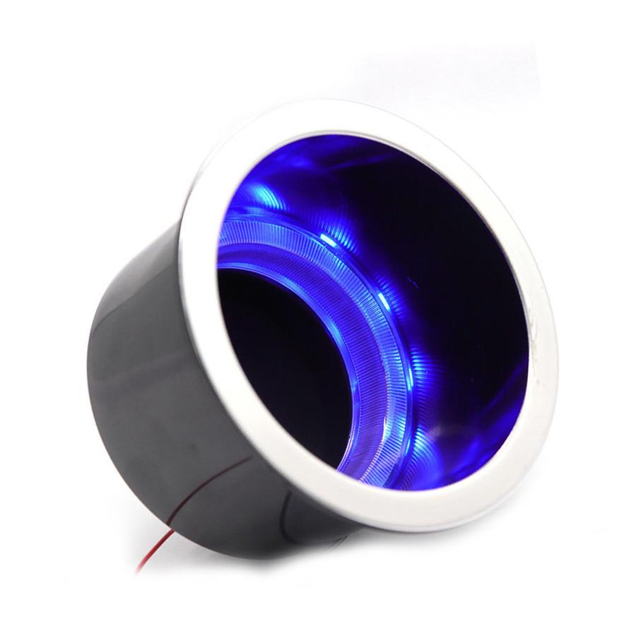 LED RGB Backlight Recessed Boat Car Cup Holder Stainless Steel W/ Remote Control