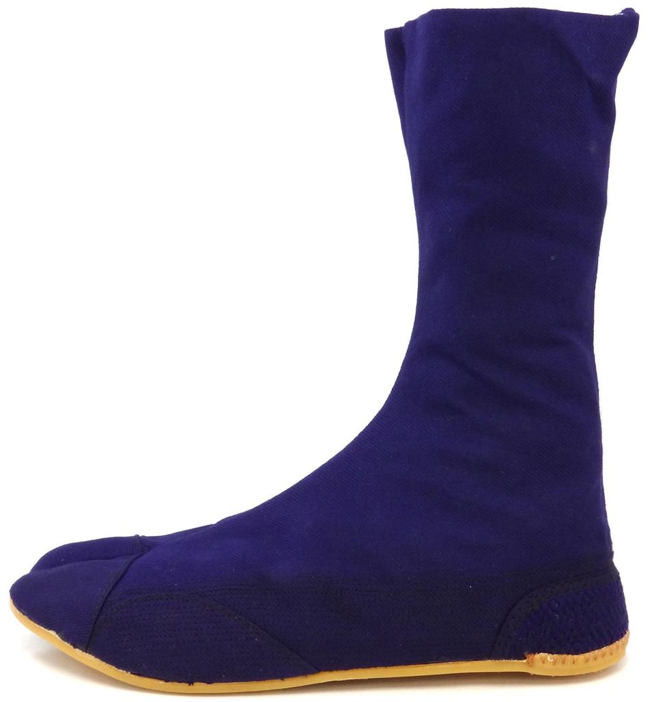 Rikio Sewn Navy T10 Tabi, Taro, 10-Piece Kohaze, Blue, 26.5cm,