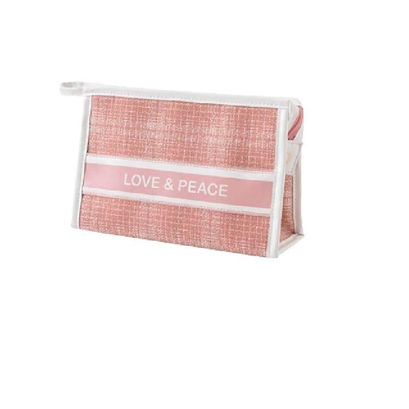 

Bag Cosmetics Storage Handbag Travel Multifunctional Portable Convenient And розовый