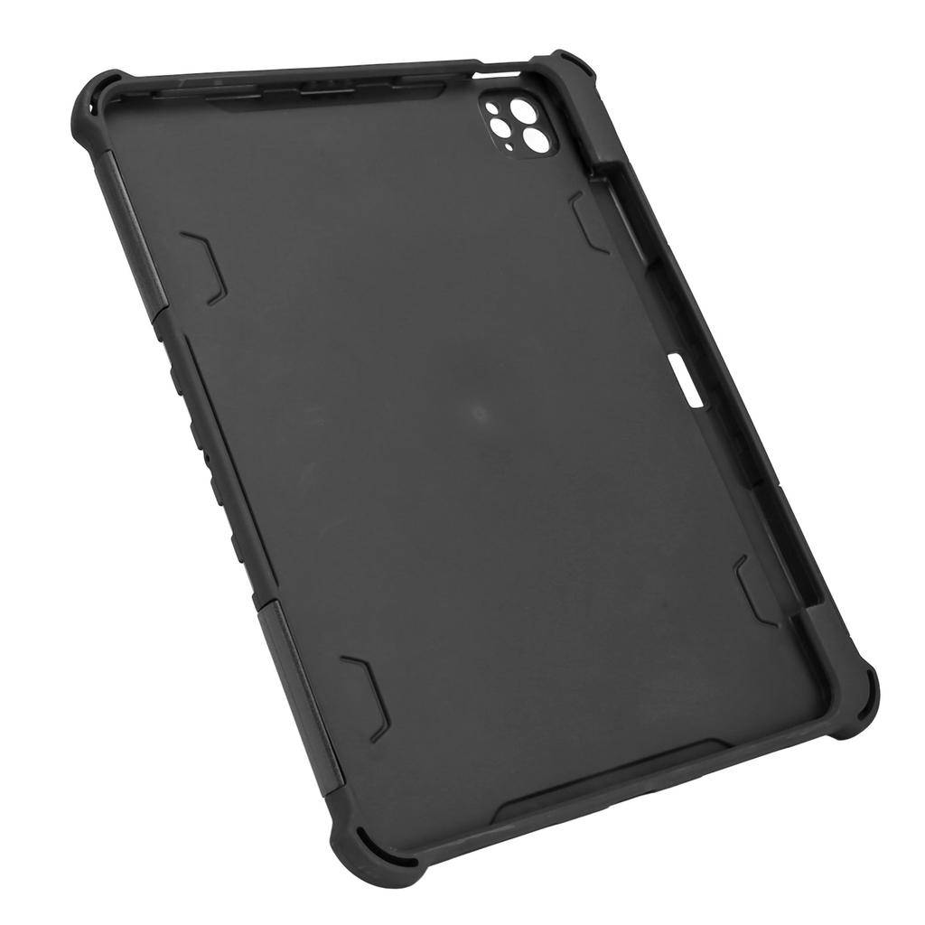Tablet-Hülle Ultra-dünn Robust Stoßfest Sturzsicher Tablet-Schutzhülle mit Schultergurt für iOS-Tablet Schwarz