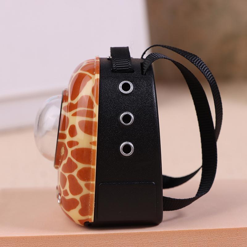 Puppenhaus Dekorationszubehör Mini Katzenmodell Haustier Weltraumtasche Puppenhauszubehör