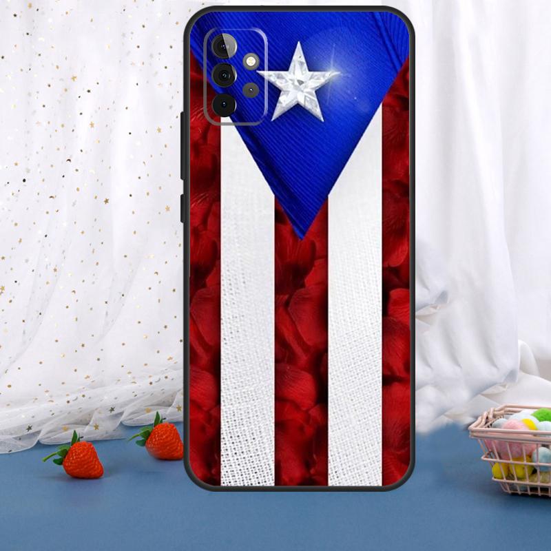 Puerto Rico Flag For Samsung Galaxy A15 A55 A35 A53 A33 A13 A36 A56 A26 A16 A22 A32 A52 A54 A34 A05 A06 Case