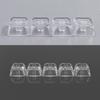 20Pcs Transparent Blank Keycap Set 1U 1X XDA Profile Crystal Translucent Keycaps for Mechanical Keyboard
